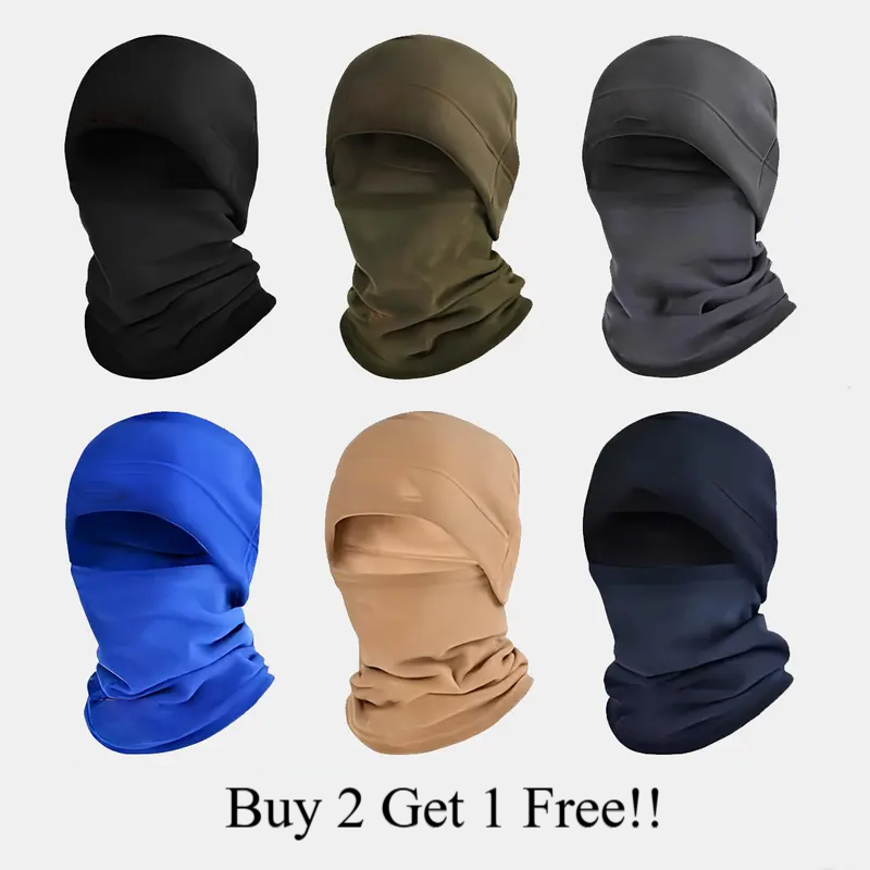 🔥Ultra-Warm Fleece Balaclava | Windproof Hat & Neck Gaiter 2-in-1 for Winter Outdoor Sports