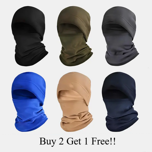 🔥Ultra-Warm Fleece Balaclava | Windproof Hat & Neck Gaiter 2-in-1 for Winter Outdoor Sports