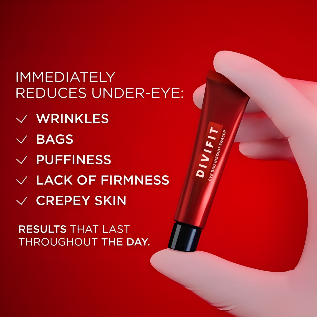 Divifit Eye Bag Instant Eraser, Tightens, Firms, & Blurs Wrinkles