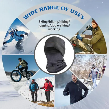 🔥Ultra-Warm Fleece Balaclava | Windproof Hat & Neck Gaiter 2-in-1 for Winter Outdoor Sports