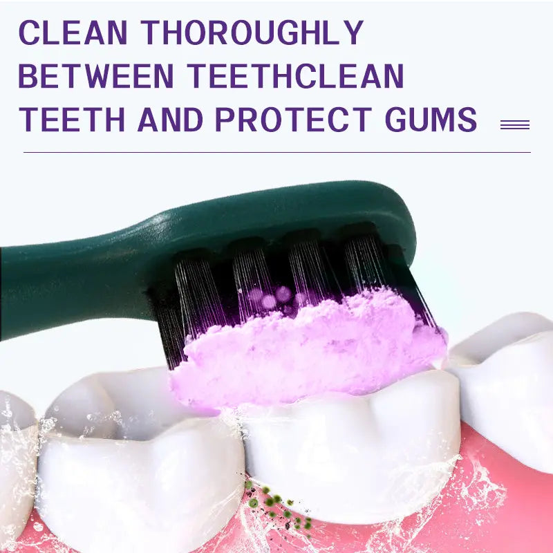 BBOJI Purple Teeth Whitening Powder Color Correcting with Hydroxyapatite Stain Removal & Toothpaste Booster for Enhanced Oral Hygiene