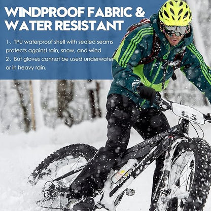 🔥Limited Time Offer- Buy 1 Pair, Get 1 Pair FREE!🎁Windproof Winter Gloves Touchscreen Gloves Thermal Warm Gloves for Men and Women