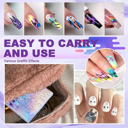 💅12-Shade Nail Design Pens for Smooth, Precise, Salon-Quality Results