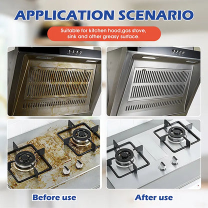 QIAWI Multi-Purpose Cleaner- Effective Multi-Purpose Cleaner with Spray Nozzle Spray for Kitchen, Household, Oven, Stove, Range Hood, Sink