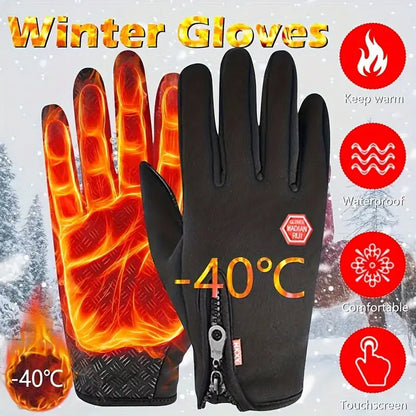 🔥Limited Time Offer- Buy 1 Pair, Get 1 Pair FREE!🎁Windproof Winter Gloves Touchscreen Gloves Thermal Warm Gloves for Men and Women