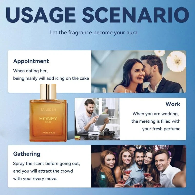 🔥Last Day: 50% OFF  TAILEDEN Honey Oud Unisex Parfum