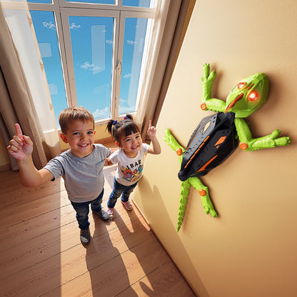 Free Shipping🔥LOVILDS Wall Crawler Gecko - LED RC Toy for Indoor Family Fun & Prank Gifts