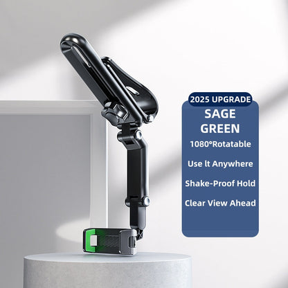 1080° Rotating Car Phone Holder – Multi-Angle Sun Visor Mount for Any Scene